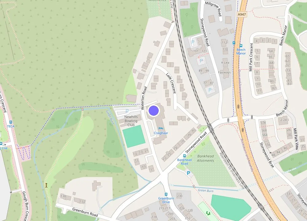 Map: The Craighaar Hotel